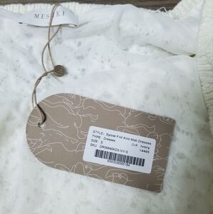 MESHKI Sylvie Frill Knit Midi Dress